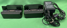 *LOT OF 2* Zebra CRD-ET5X-1SCOM1 HDMI USB 3.0 Charging Cradle w/Power Adapter picture