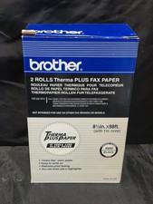 Brother Thermal Plus Fax Paper 2 Rolls 6890 Black 8-1/2in x 98ft 1
