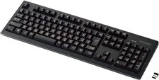 ELECOM keyboard wireless (receiver included) Premium Membrane Full keyboard picture