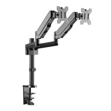 Inland LDT16-C024N Gas Spring Dual Monitor Desk Mount for Monitors 17 - 32 inch picture