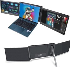 Teamgee P2 Pro Laptop Screen Extender Black Single Cable for 13.3-16.5