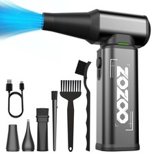 Compressed Air Duster 180000RPM Cordless Electric Brushless Motor LED Light picture