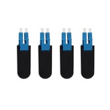 LC Single Mode 9/125m Fiber Optic Loopback Adapter LC/UPC Module 4 Pack Test picture