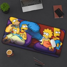 The Simpsons - On the Couch - Multiple Sizes - Desk Mat Mouse Pad picture