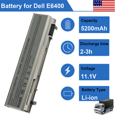 ✅PT434 Battery For DELL Latitude E6400 E6500 E6410 E6510 M4400 PT437 KY265 MP303 picture