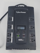 CyberPower CP825LCDa 825VA 450W LCD UPS Battery Backup 8 Outlet Working picture
