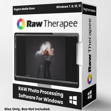 Raw Therapee Photo Editing Software, RAW Image Editor for Windows on CD-ROM picture