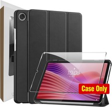Hard Shell Tablet Case for Tab One 8.7, Lightweight, Black, with Screen Protecto picture