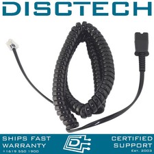 Plantronics 26716-01 U10 replacement 10-Feet Coiled Cord picture