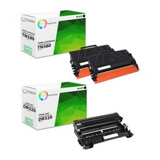 3Pk TCT Compatible TN580 HY DR520 For Brother HL-5240 5250 MFC-8460n Toner Drum picture
