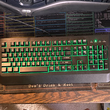 Onn. RGB Wired Gaming Keyboard Windows 7 Era picture