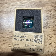 S-Craft MASTER BALL Artisan Pokemon Keycap  new unmounted   picture