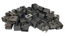 RackgoldÂ® Black 10-32 Slide-On Cage Nuts 50 Pack - USA Made picture