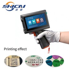 Portable 5cm Handheld Inkjet Coder for HDPE Pipe Date Expiry Batch Mark picture
