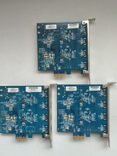 Lot of 3 IOI FWBX2-PCIE1XE220 PCIe 4-Port Dual Channel FireWire-B Cards Used  picture