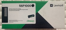 Lexmark 56F1000 Black High Yield Toner Cartridge Genuine OEM Sealed Retail Box picture