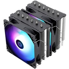 CPU Air Cooler with ARGB, 6 Heat Pipes, Dual PWM Fan, Aluminum picture