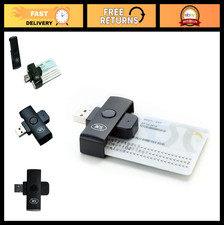 Compact USB Smart Card Reader & Writer - ACR38U-N1 for Digital Signatures, Black picture