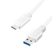 LogiLink CU0173 USB cable USB 3.2 Gen 1 (3.1 Gen 1) 0.5 m USB A USB C White picture