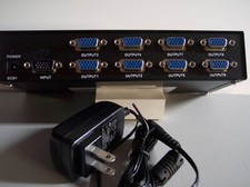 MANHATTAN 207355 (8-Port) Professional VGA Video Splitter  picture