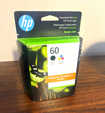 HP 60 Genuine Original Ink Cartridges Black & Tri-Color NEW picture