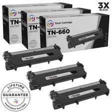 LD 3pk Compatible HY Black Laser Cartridge Set for Brother Toner TN660 Printer picture
