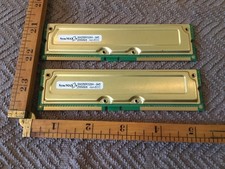 Two Syncmax 256Mb/8 PC800 RDRAM SM256R328A-845 Non-ECC RamBus Memory Used picture