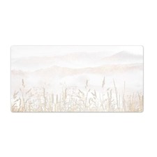 Easy Clean Laptop Keyboard Office Desk Mat Gaming Mouse Field in fog 100x50 picture