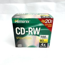 Memorex Cd-Rw 20pk 700Mb 80minute 4x picture
