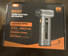 BC07 Electric Air Duster 150,000 RPM 4 Speeds 5 Nozzles LED＆SOS Light NEW picture