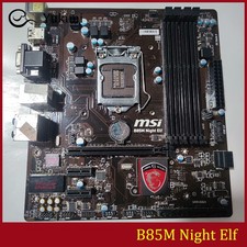 FOR MSI B85M Night Elf DDR3*4 32GB Socket 1150 VGA DVI-D M-ATX Ｍotherboard Test picture