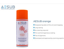 AESUB Orange Scanning Spray Sublimating 13.5 oz 400 ml 1 2 3 6 9 or 12 Can Lot picture