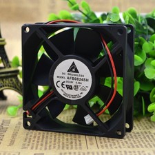 2pcs  0.33A 8CM 8025 2 wire cooling fan  AFB0824SH 24V   Fast Shipping picture