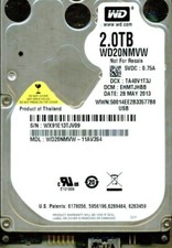WD20NMVW-11AV3S4,  DCM: EHMTJHBB   WESTERN DIGITAL 2TB, USB 3.0  WX91 MAY 2013 picture