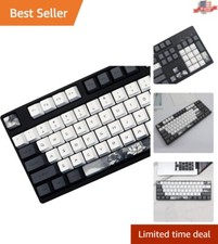 Stylish Ink Lotus Keycaps - 140 OEM Profile for Cherry MX Mechanical Keyboards picture