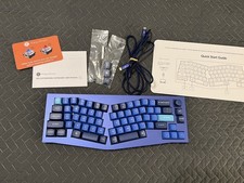 KEYCHRON Q8 (ALICE LAYOUT) QMK CUSTOM MECHANICAL KEYBOARD - GATERON G PRO BROWN picture