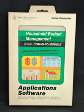 TI 99 4a Household Budget Management Program Texas Instruments Cartridge Vintage picture