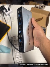 3.0 HDMI KVM Switch for 4 Computers and 2 Monitors, 4 Port Dual Monitor, 4K@60Hz picture