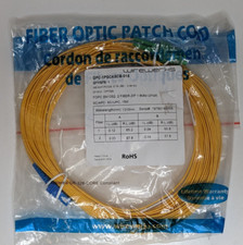 Wirewerks GPC-1PSCASCB-015 15m Fiber Optic Patch Cable SM OS2 2-Fiber Zip 1.6mm picture