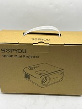 Mini Projector, Native 1080P Full HD 9000L SOPYOU Movie Outdoor Projector 4K picture