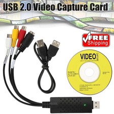 USB 2.0 Audio TV Video VHS to DVD VCR PC DVR HDD Converter Adapter Capture Card picture