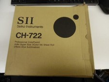 New OEM Seiko CH-722 A/A4 Super Size  3Colour Ink Sheet Rolls Box of 4 picture