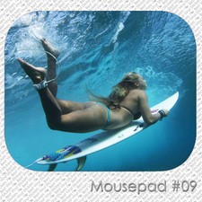 SURFING WATER BOARD SPORT OCEAN WAVE RIDER CUSTOM MOUSE PAD MOUSEPAD  (SM-01) picture
