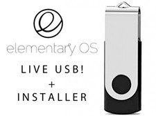 Elementary OS Installer / Live System. Bootable USB 8gb. Visually impressive OS picture