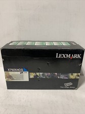 Genuine Lexmark X792X4CG Cyan Extra High-Yield Toner - NEW SEALED picture
