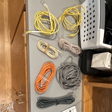 Ethernet RJ-45 to RJ-45 Patch Cable Lot Mixed colors all in working condition   picture