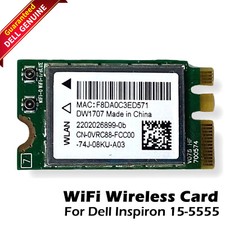 Lot x 2 Dell Inspiron 15 5000 Series WiFi Wireless Bluetooth Card DW1707 VRC88 picture