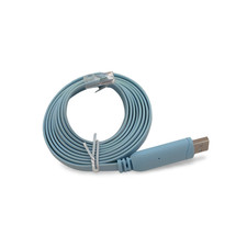 6ft USB to RJ45 Cable Cisco Router Console Serial - Blue picture