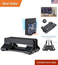 Space-Saving Adjustable Laptop Stand with Non-Slip Holders for 15-36mm Devices picture