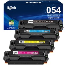 ** NEW Canon Toner | 054 / 054H | Black/Color | With Chips | Compatible | 4-Pack picture